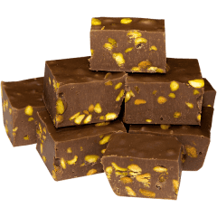 Chocolate Pistachio Fudge