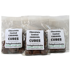 Chocolate Coated Caramel Cubes