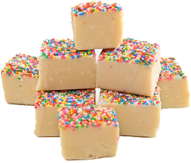 fudgyboombahs White Chocolate Freckle Fudge